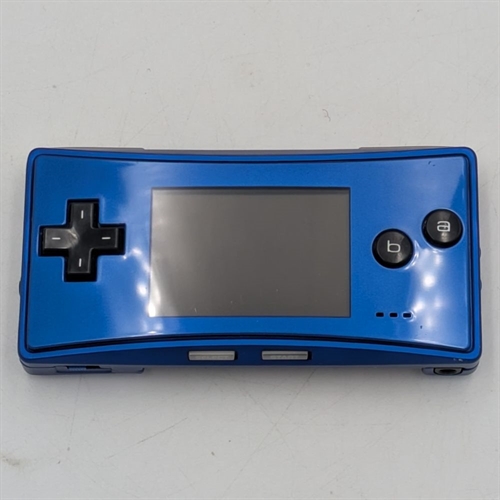Game Boy Micro - Console - Blue - Original Box - SNR MEF10416860 (B Grade) (Genbrug)